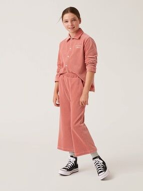 NWT The Sunday Collective 3 Piece Pink Corduroy Set